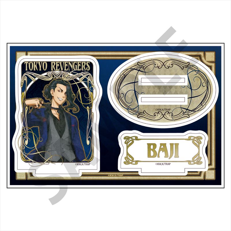 東京リベンジャーズ_スーツstyle アールヌーボーアート アクリルスタンドJr. 場地圭介