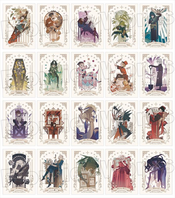 第五人格　identity V 占い師　ピクセルアート　マルチクリーナークロス Identity V_アートコレクション トレーディングマルチクリーナークロス