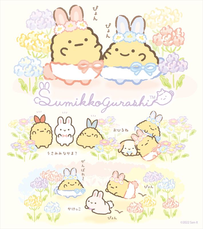 イラストオーダー＋ウサギフクロウミニ色紙 すみっコぐらし トレーディング ミニ色紙 (ふしぎなうさぎのおに