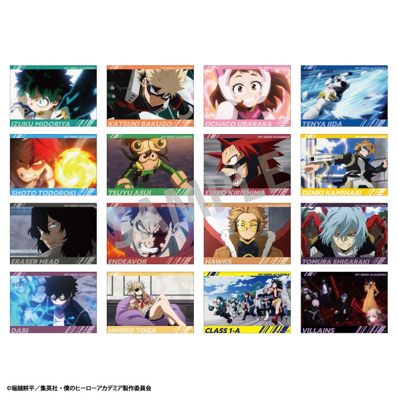 僕のヒーローアカデミア_A5トレーディング名場面ポスター 1BOX | 僕の