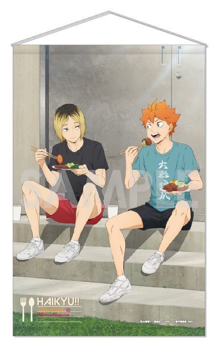 ハイキュー!!_タペストリー -いただきます!- 1.日向翔陽&孤爪研磨