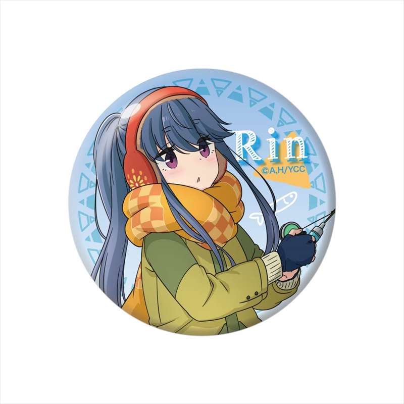 ゆるキャン△_ワカサギ 缶バッジ 志摩リン | 公式グッズ・公式 