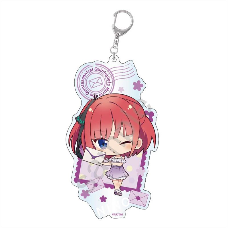 五等分の花嫁_ちびっつ! Letter アクリルキーホルダーBIG 中野二