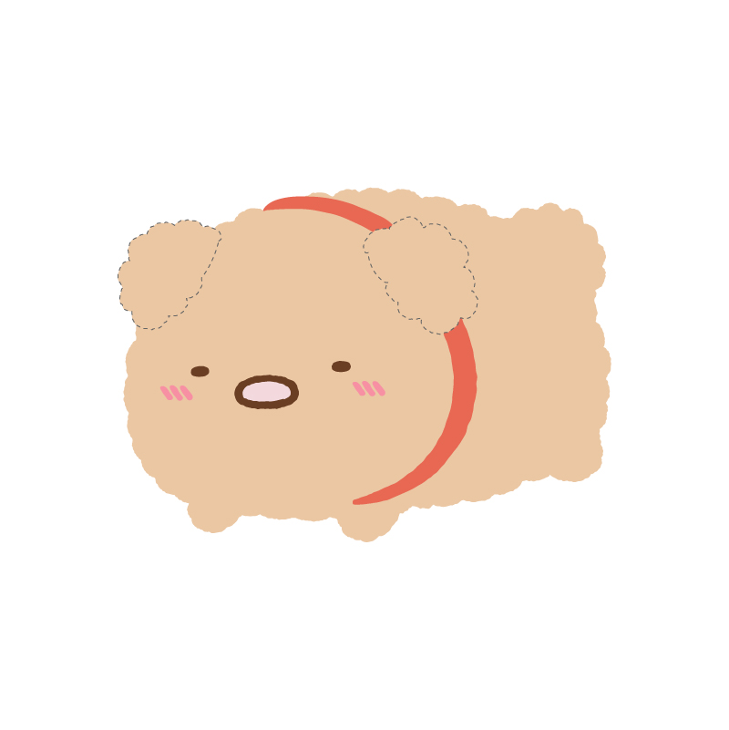 すみっコぐらし こいぬといぬごっこ モフモフダイカットコインケースc とんかつ 公式グッズ 公式ライセンス商品専門サイト Colleize コレイズ