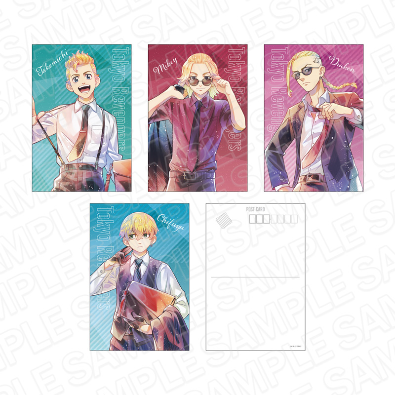 東京リベンジャーズ_ポストカードセット PALE TONE series Dressy ver