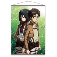 進撃の巨人_B2タペストリーJ[エレン&ミカサ] | 進撃の巨人公式グッズ