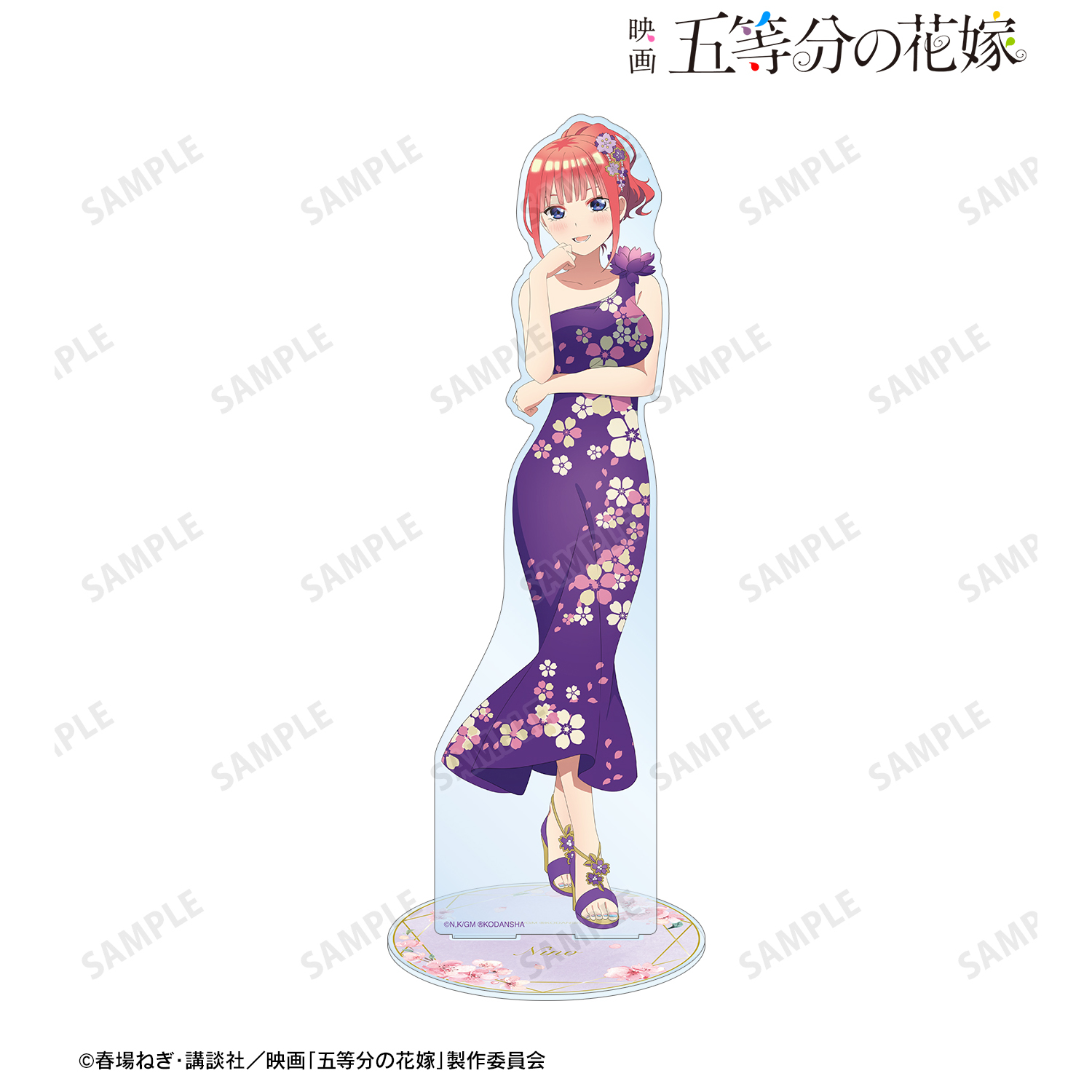 五等分の花嫁_描き下ろし 二乃 桜ドレス 特大アクリルスタンド