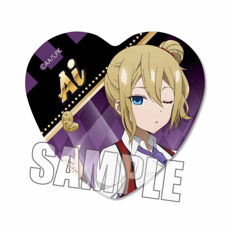 e➕かぐや様は告らせたい➕　早坂愛　マイク　缶バッジ ハート缶バッジ かぐや様は告らせたい?～天才たちの恋愛頭脳戦～/早坂
