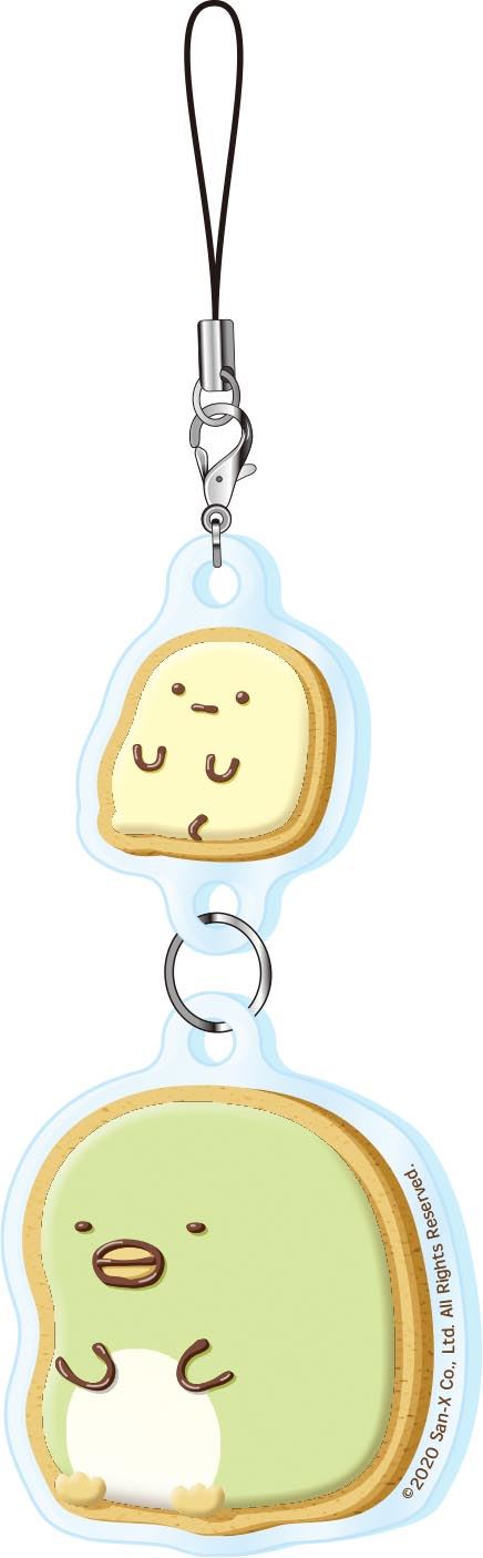 すみっコぐらし ダブルアクリルストラップ ぺんぎん?