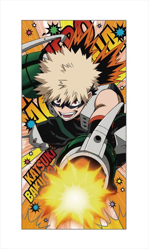 僕のヒーローアカデミア_ビジュアルバスタオル 2.爆豪勝己
