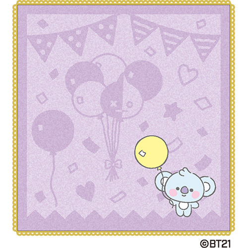 BT21_핸드타월(자거드 타입) A LITTLE FESTA 1KOYA