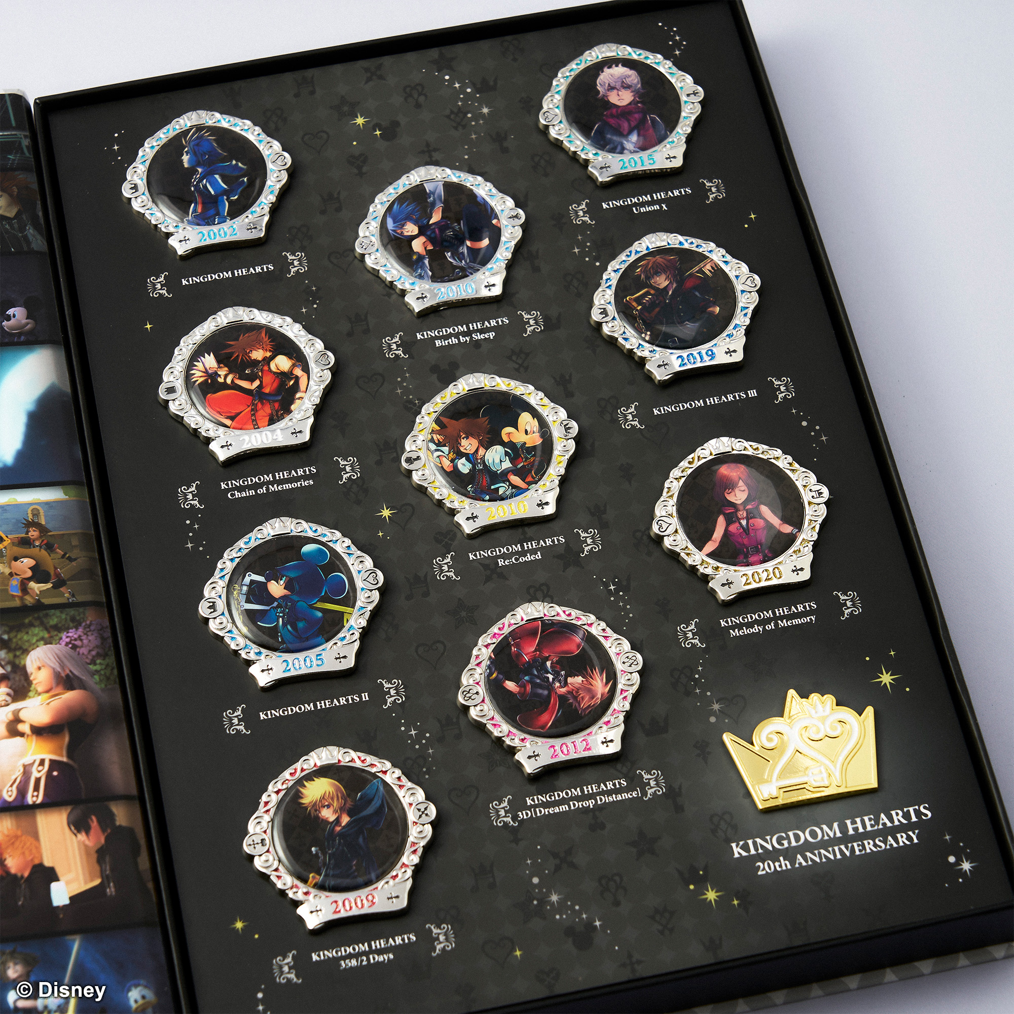 キングダム ハーツ 20th Anniversary ピンズボックス Amazon.com: Square Enix Kingdom Hearts: 20th Anniversary