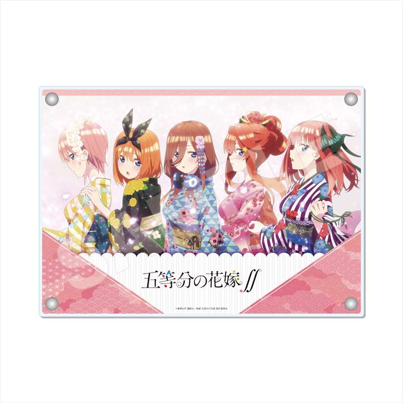 五等分の花嫁 アクリルボード 06 浴衣ver 公式グッズ 公式ライセンス商品専門サイト Colleize コレイズ