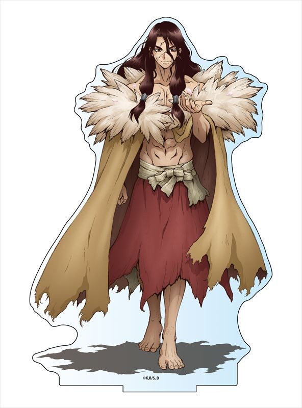 Dr.STONE_【描き下ろし】BIGアクリルスタンド 獅子王司(桜) | Dr.STONE