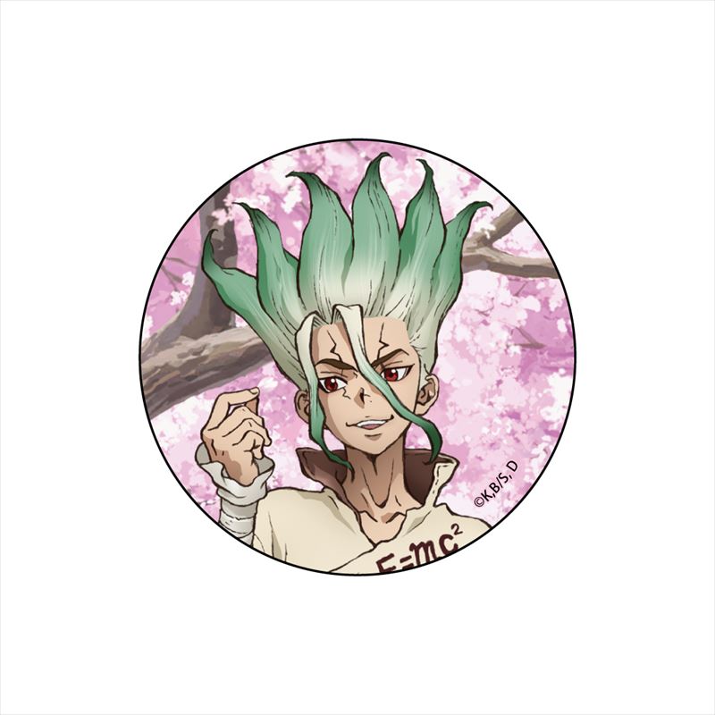 Dr.STONE_【描き下ろし】缶バッジ 石神千空(桜)