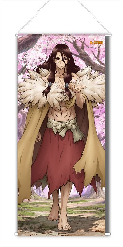 Dr.STONE_【描き下ろし】BIGタペストリー 獅子王司(桜) | Dr.STONE
