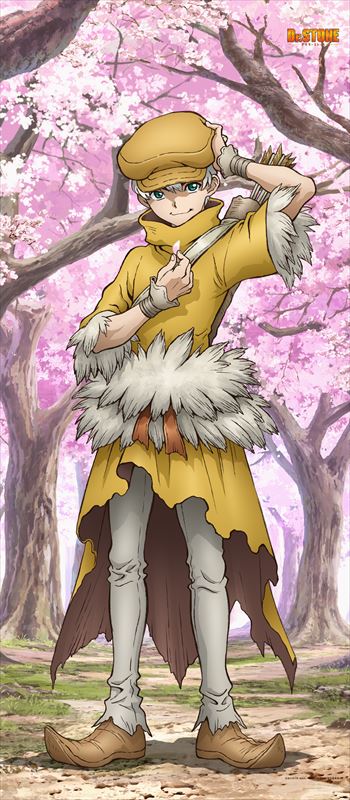 Dr.STONE_【描き下ろし】BIGタペストリー 西園寺羽京(桜)
