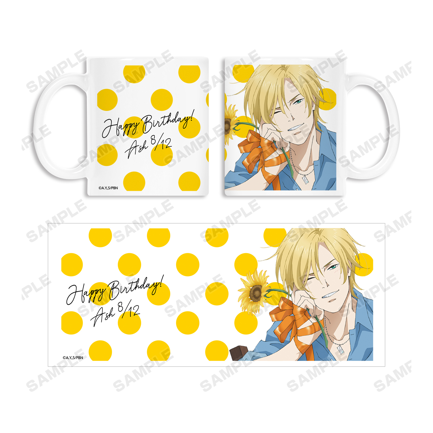 BANANAFISH バナナフィッシュ　マグカップセット　アッシュ　計6点 BANANAFISH バナナフィッシュ マグカップセット アッシュ 計6点