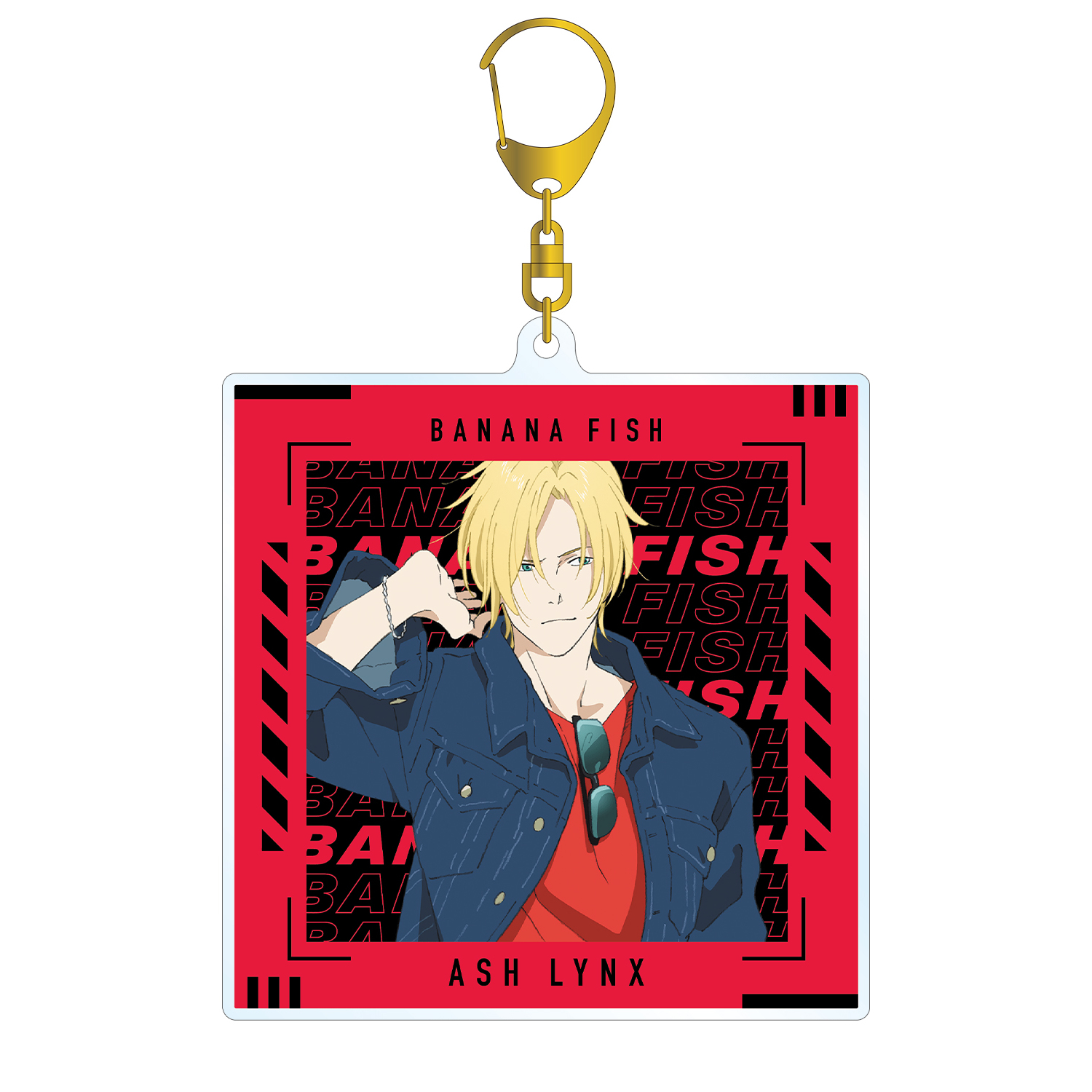 BANANA FISH_描き下ろしイラスト アッシュ・リンクス デニムver. BIGアクリルキーホルダー