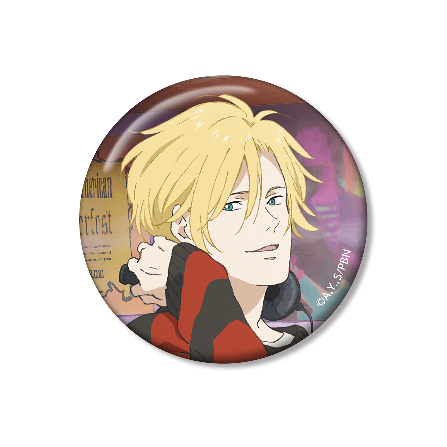 BANANA FISH_描き下ろしイラスト アッシュ・リンクス レコードショップ