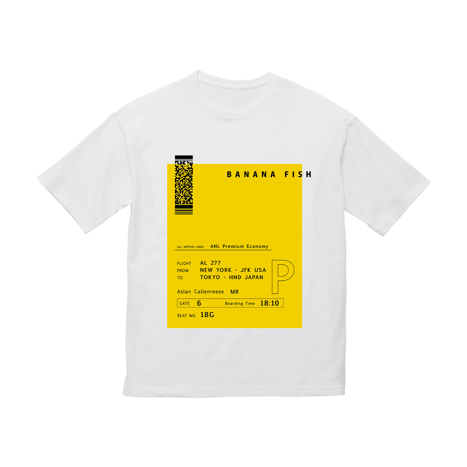 BANANA FISH_BIGシルエットTシャツユニセックス(サイズ/S)