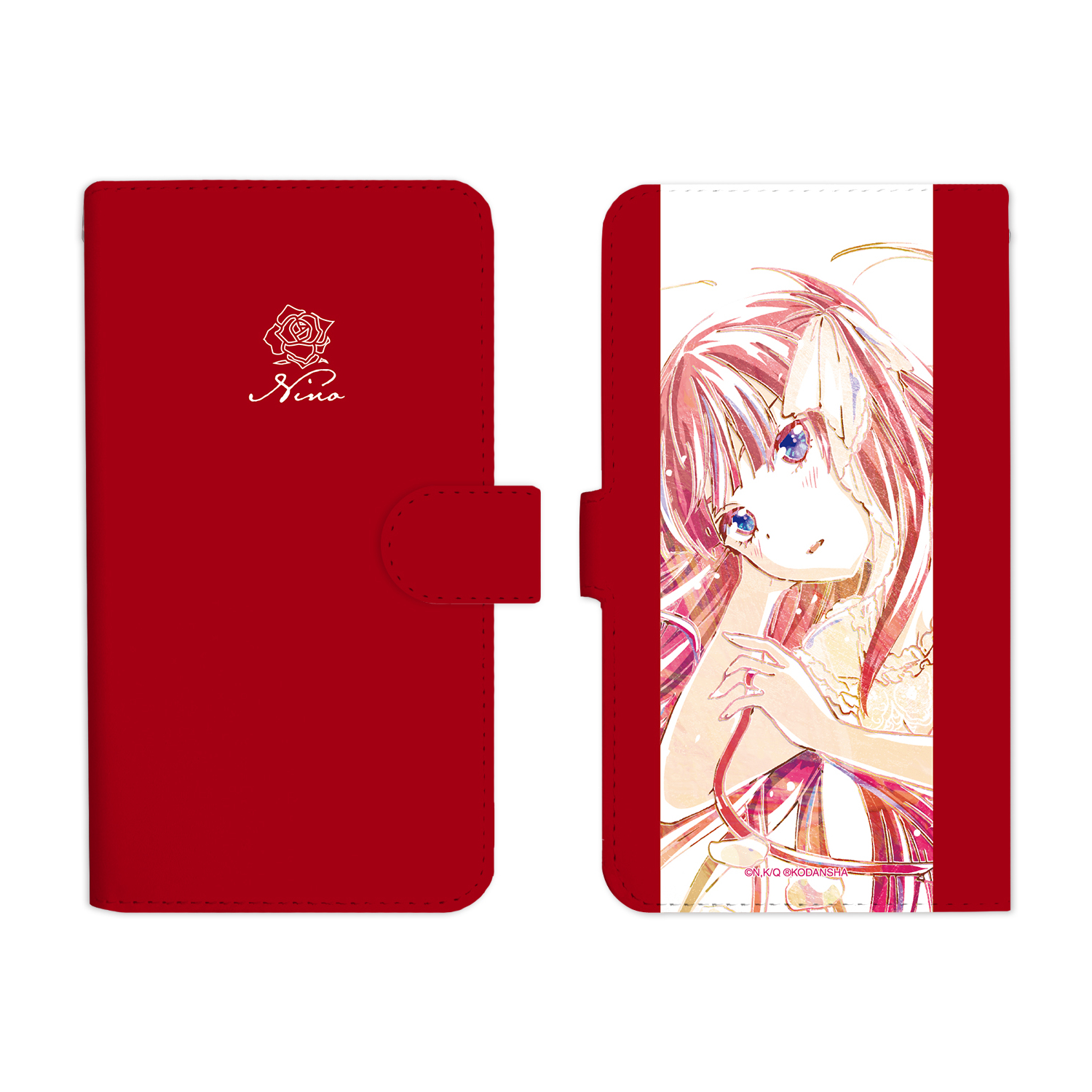 五等分の花嫁_二乃 Ani-Art 手帳型スマホケース vol.2(対象機種/Mサイズ)