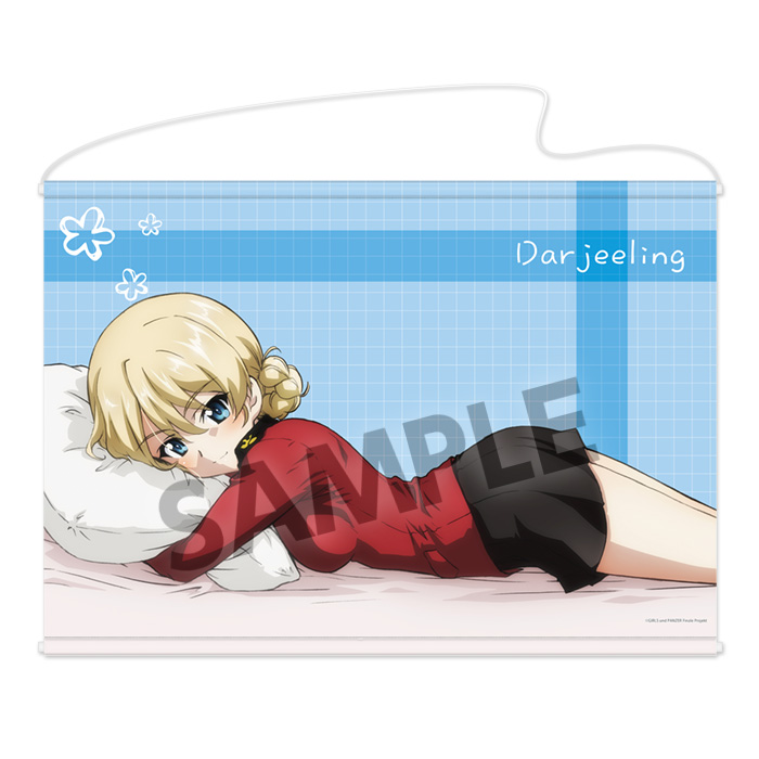 【一部予約販売】 ガールズ&パンツァー 最終章_B2タペストリー ダージリン 添い寝A タペストリー