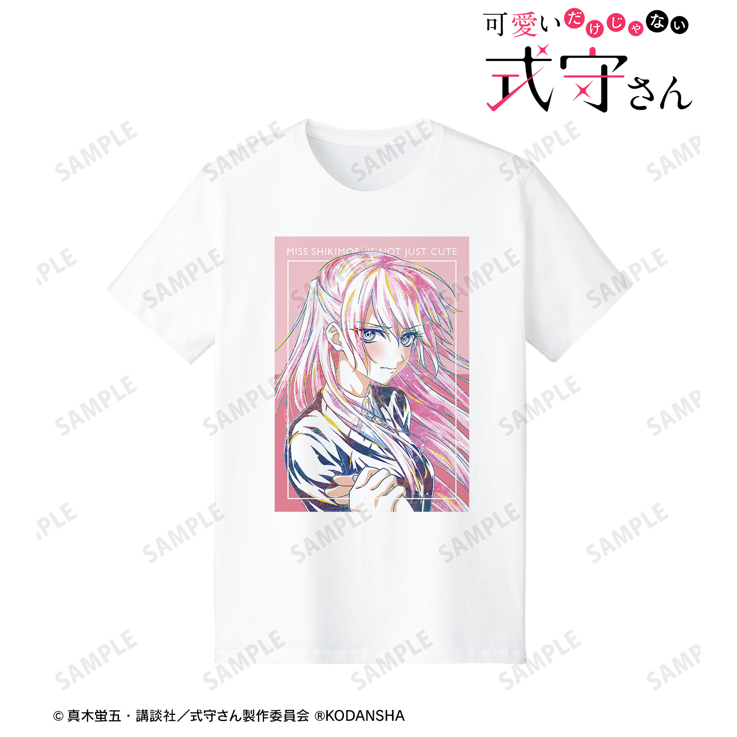 可愛いだけじゃない式守さん_ティザービジュアル Ani-Art Tシャツレディース(サイズ/L)
