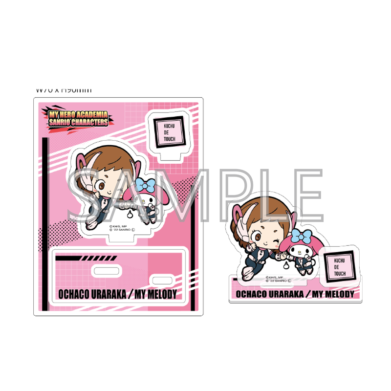 僕のヒーローアカデミア×サンリオ_アクリルスタンドA 麗日・マイメロディ