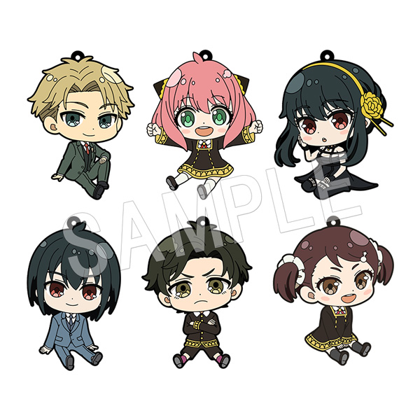Spy Family ぺたん娘ラバーストラップ 1pcs 公式グッズ 公式ライセンス商品専門サイト Colleize コレイズ
