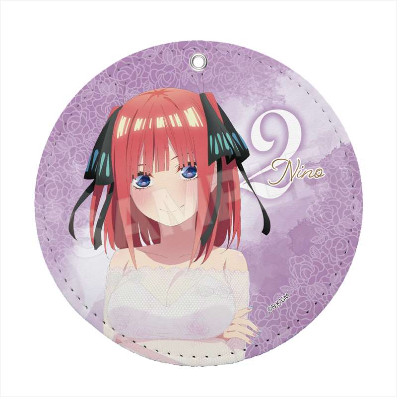 映画 五等分の花嫁_レザーコースターキーホルダー /02 二乃