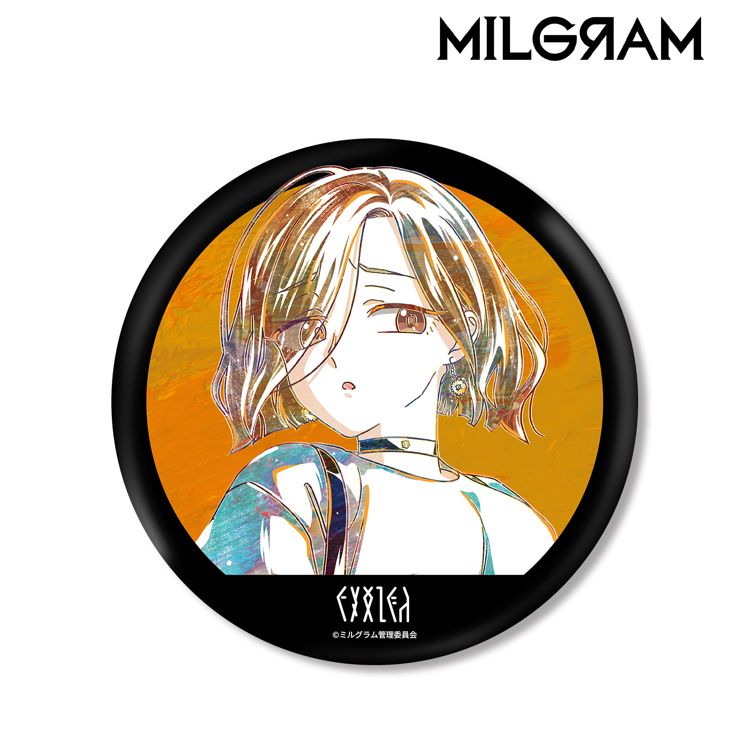 MILGRAM -ミルグラム-_マヒル Ani-Art BIG缶バッジ