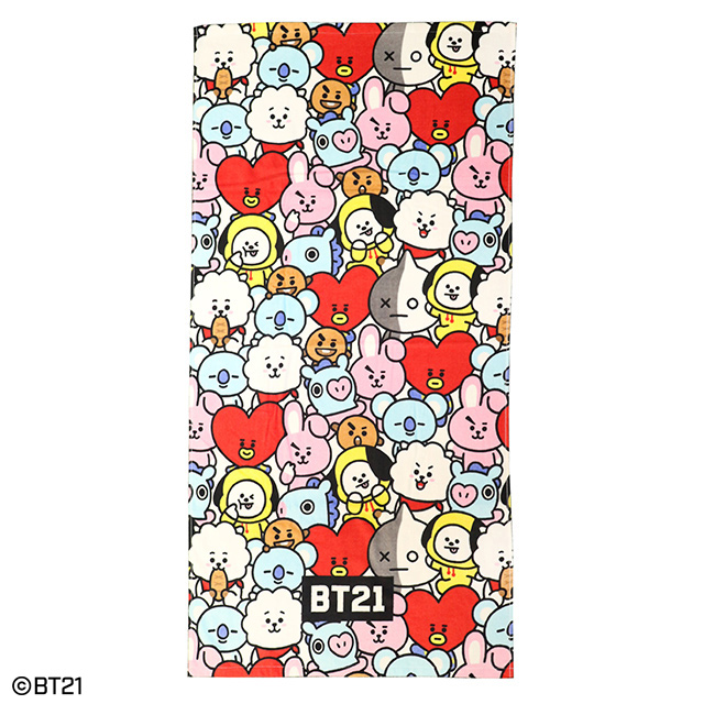 BT21 レッツダンス ビーチタオル