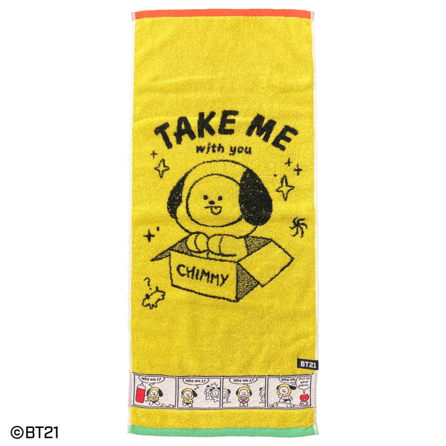 Bt21 コミックタッチ Chimmy フェイスタオル 公式グッズ 公式ライセンス商品専門サイト Colleize コレイズ