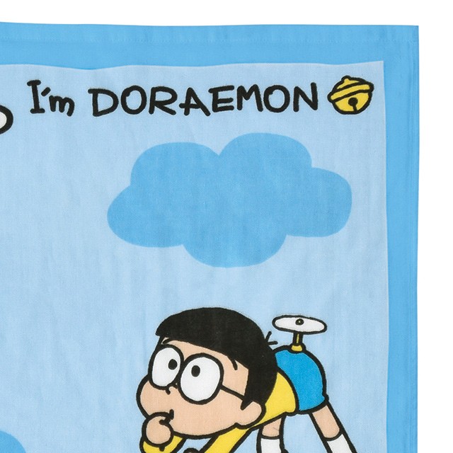 I M Doraemon ドラえもん 空飛ぶ仲間たち ベビー用 湯上げタオル 公式グッズ 公式ライセンス商品専門サイト Colleize コレイズ