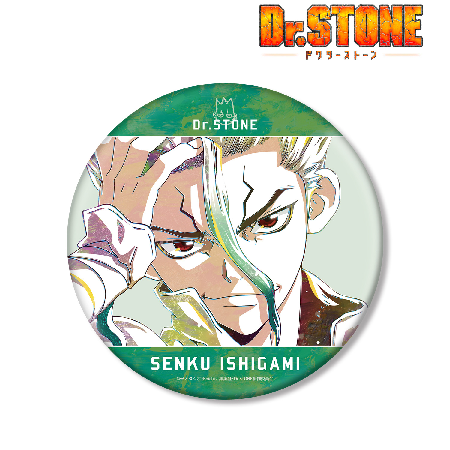 Dr．STONE_石神千空 Ani-Art BIG缶バッジ | Dr.STONE（ドクター