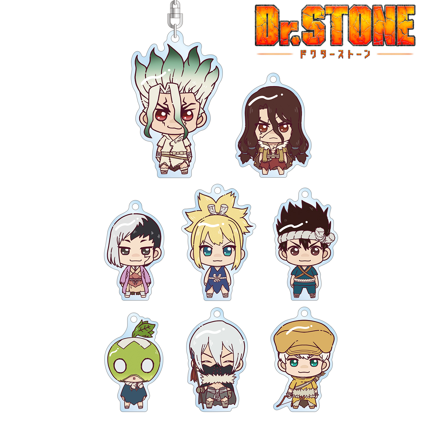 Ｄｒ．ＳＴＯＮＥ_トレーディング ちょこんと！ アクリルキーホルダー(単位/BOX)