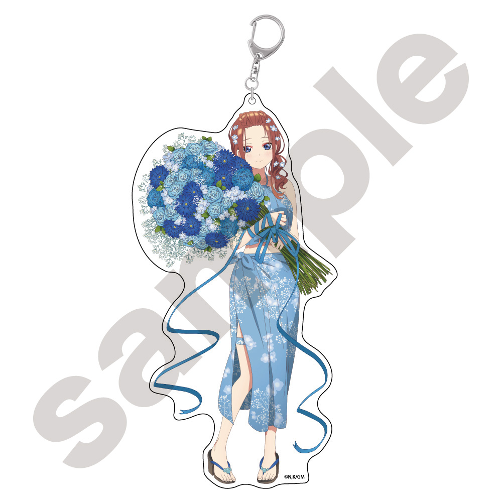 映画五等分の花嫁_summer time アクリルキーホルダーBIG 中野三玖