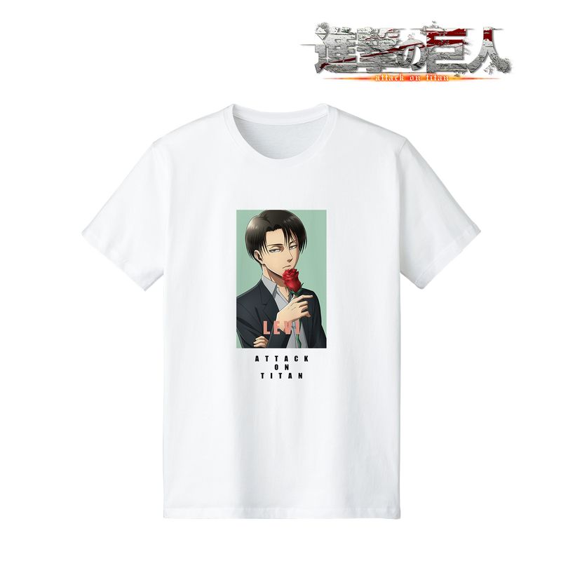 進撃の巨人 リヴァイ Tシャツ 進撃の巨人_描き下ろしイラスト リヴァイ Tシャツメンズ(サイズ/XL