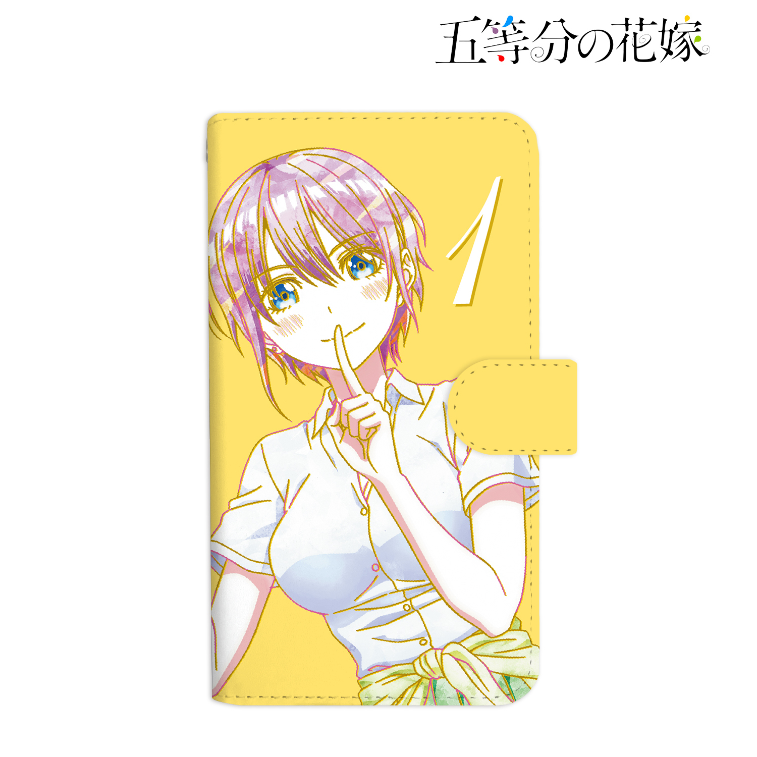 五等分の花嫁_一花 Ani-Art 手帳型スマホケース(対象機種/Lサイズ)