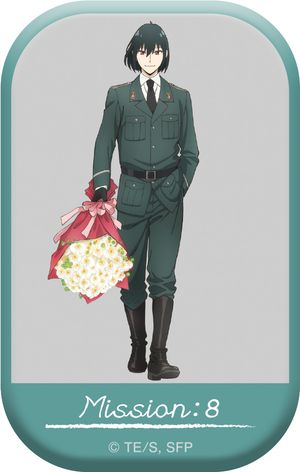 SPY×FAMILY_스퀘어캔 배지/MISSION:8 [대비밀경찰 위장작전]