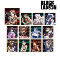 BLACK LAGOON 008初版+イラストカード+灰皿 ブラック・ラグーン BLACK LAGOON_トレーディング 表紙イラスト ミニ色紙(単位/単品