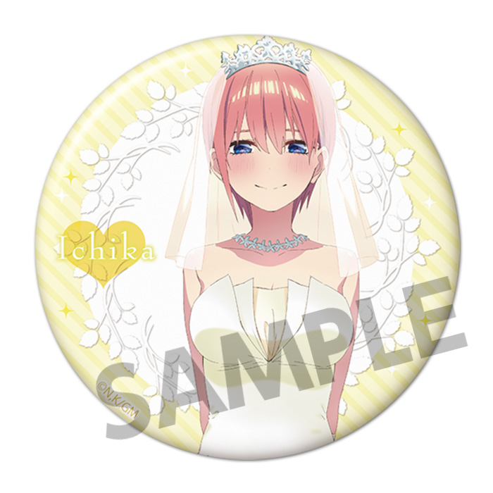 映画 五等分の花嫁_76mm缶バッジ 中野一花 ウェディングドレス ver.