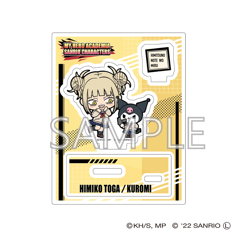 僕のヒーローアカデミア×サンリオ_アクリルスタンドB (トガ・クロミ)