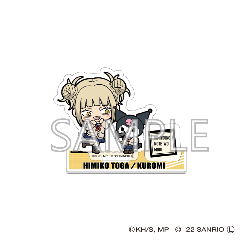 僕のヒーローアカデミア サンリオ アクリルスタンドb トガ クロミ 公式グッズ 公式ライセンス商品専門サイト Colleize コレイズ