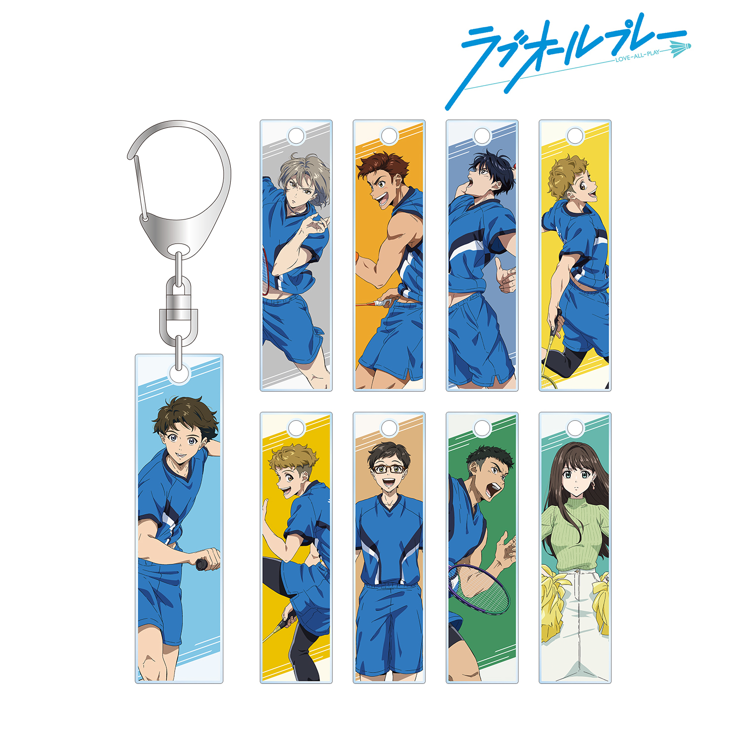 ラブオールプレー_トレーディングスティックアクリルキーホルダー(単位/BOX)