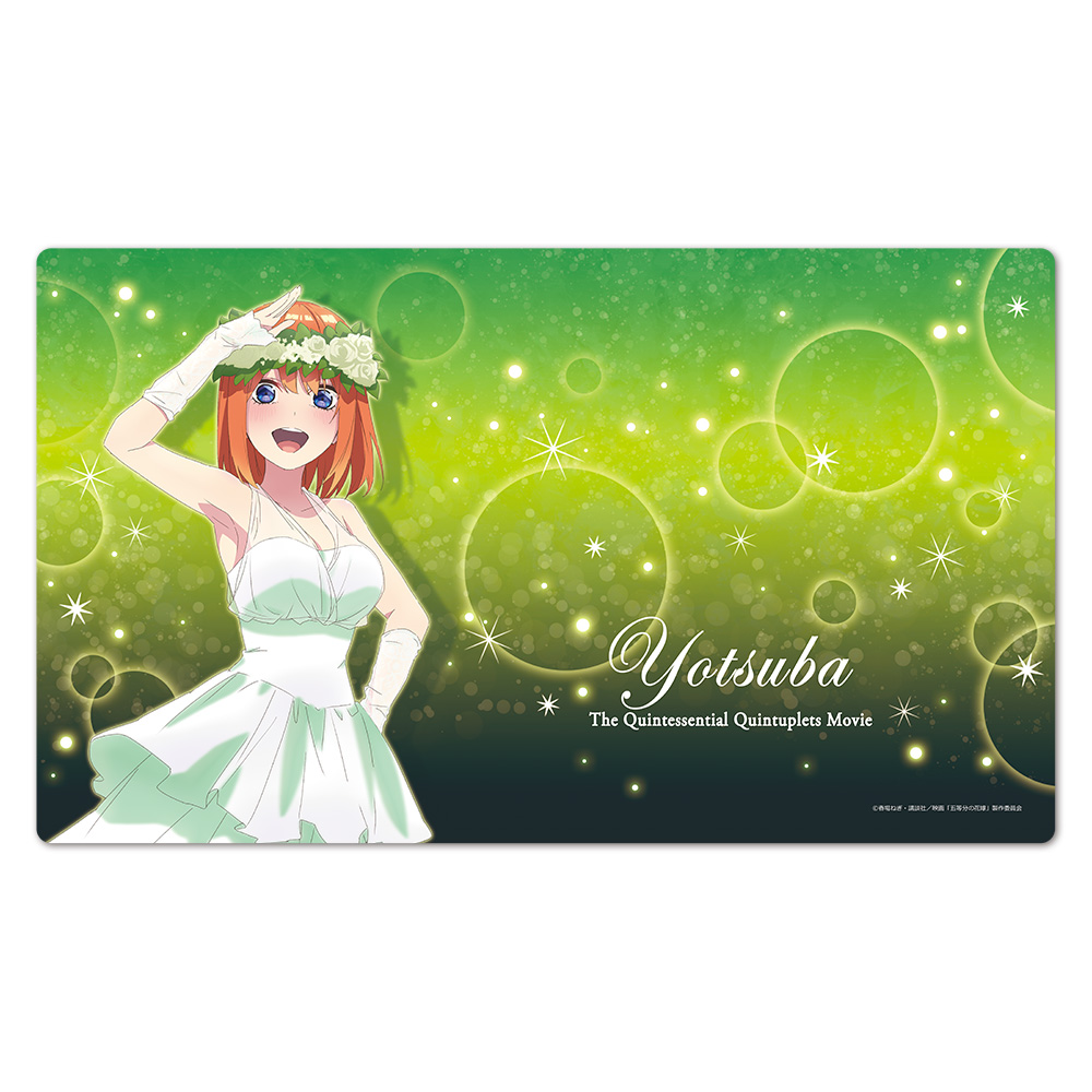 五等分の花嫁ラバーマットとスリーブ四葉 映画 五等分の花嫁_キャラクターラバーマットE[中野四葉 ウェディング