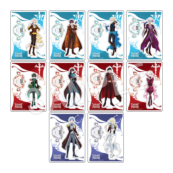ヴィジュアルプリズン アクリルスタンド 仮面舞踏会ver　フルコンプセット 一般予約】ヴィジュアルプリズン アクリルスタンド 仮面舞踏会