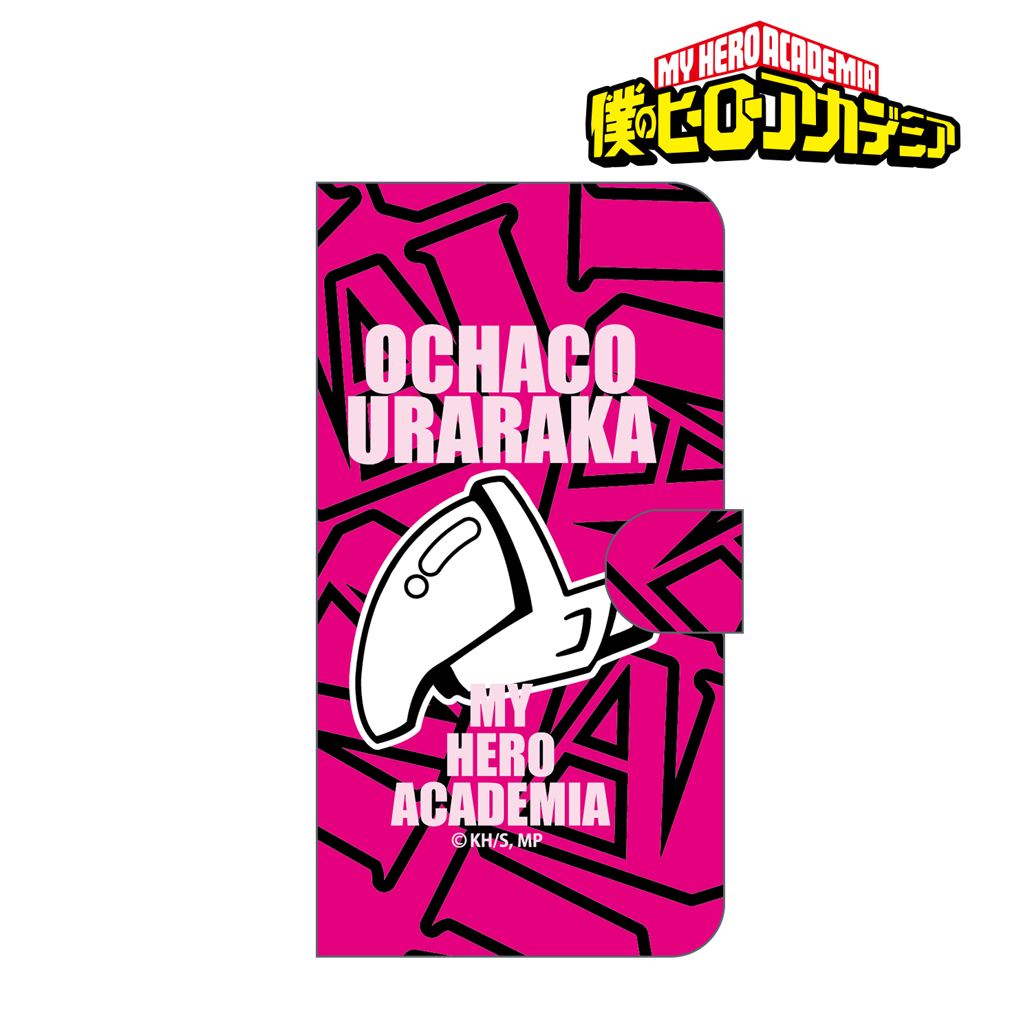 僕のヒーローアカデミア_麗日お茶子 手帳型スマホケース(対象機種/Mサイズ)