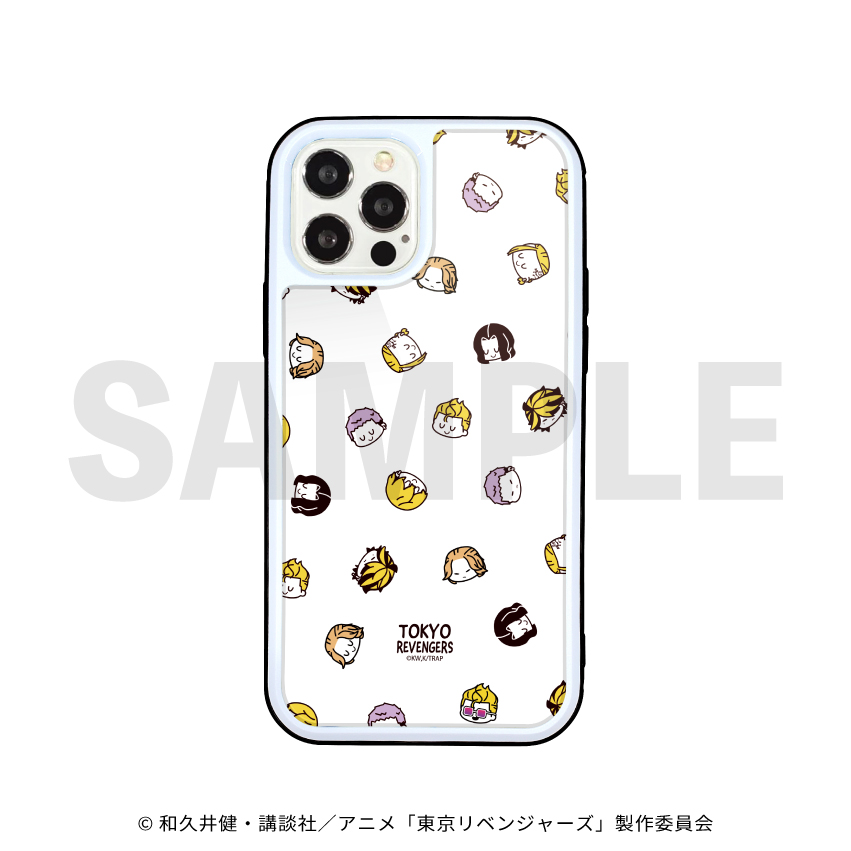 東京リベンジャーズ_ガラススマホケース16.総柄B(iPhone12mini)